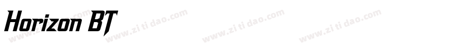 Horizon BT字体转换